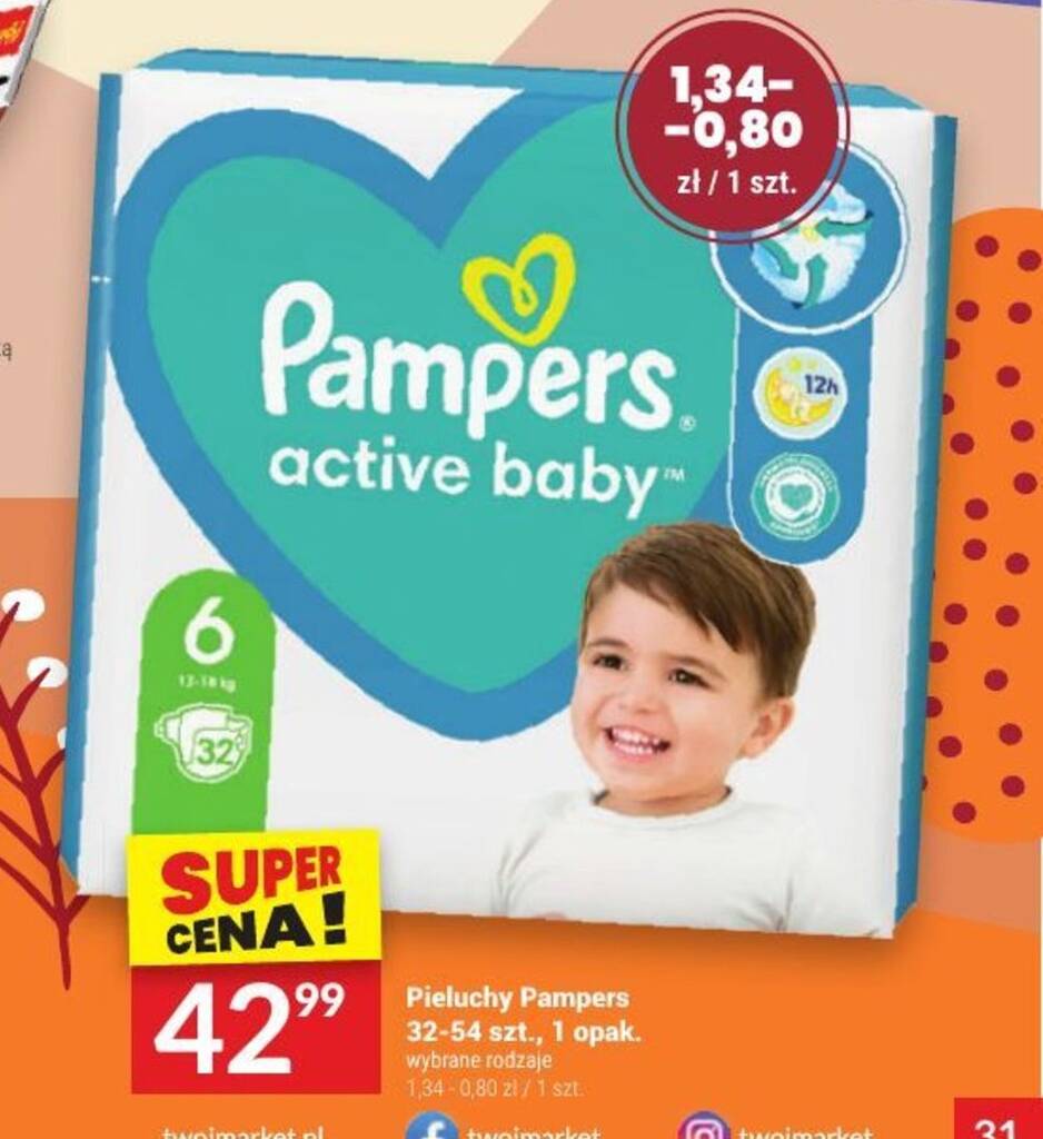 pampers 1 200 sztuk