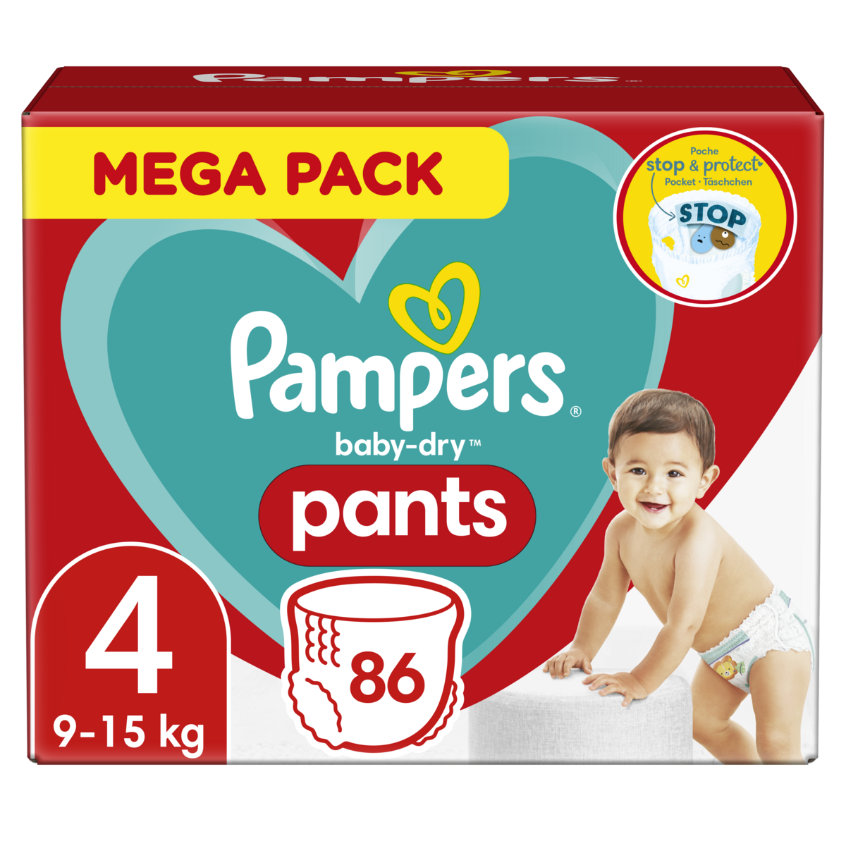 oznaczenia liczby na pieluszkach pampers