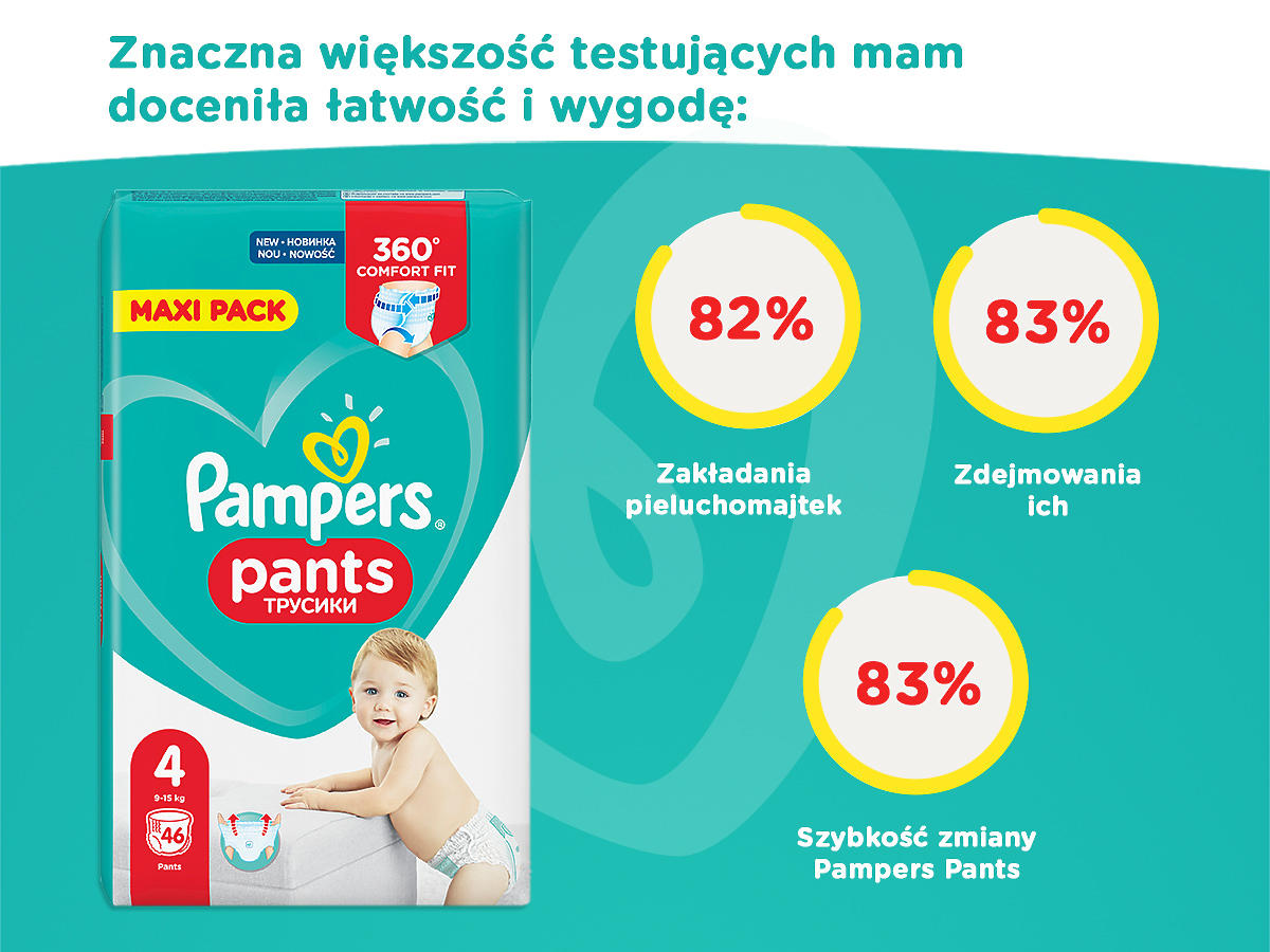 pampers na sztuki