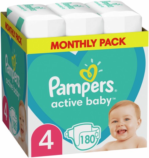 cena pampers active baby 4