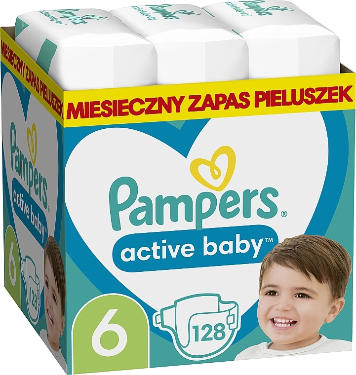 pieluchy pampers active baby mega box