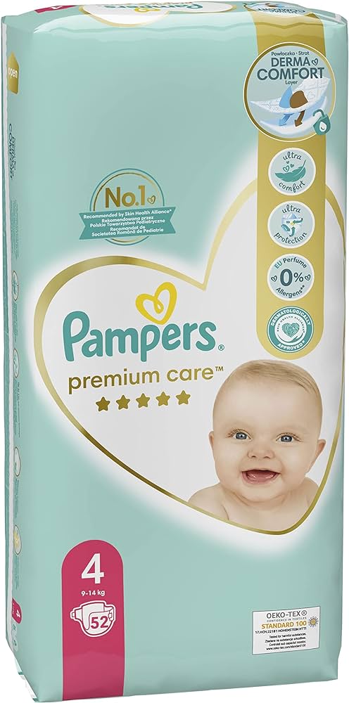 scutece pampers premium care 4 mega box