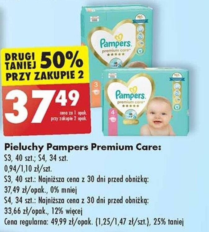 pampers premium care pieluchy rozmiar 2 mini 4-8kg 23 sztuki