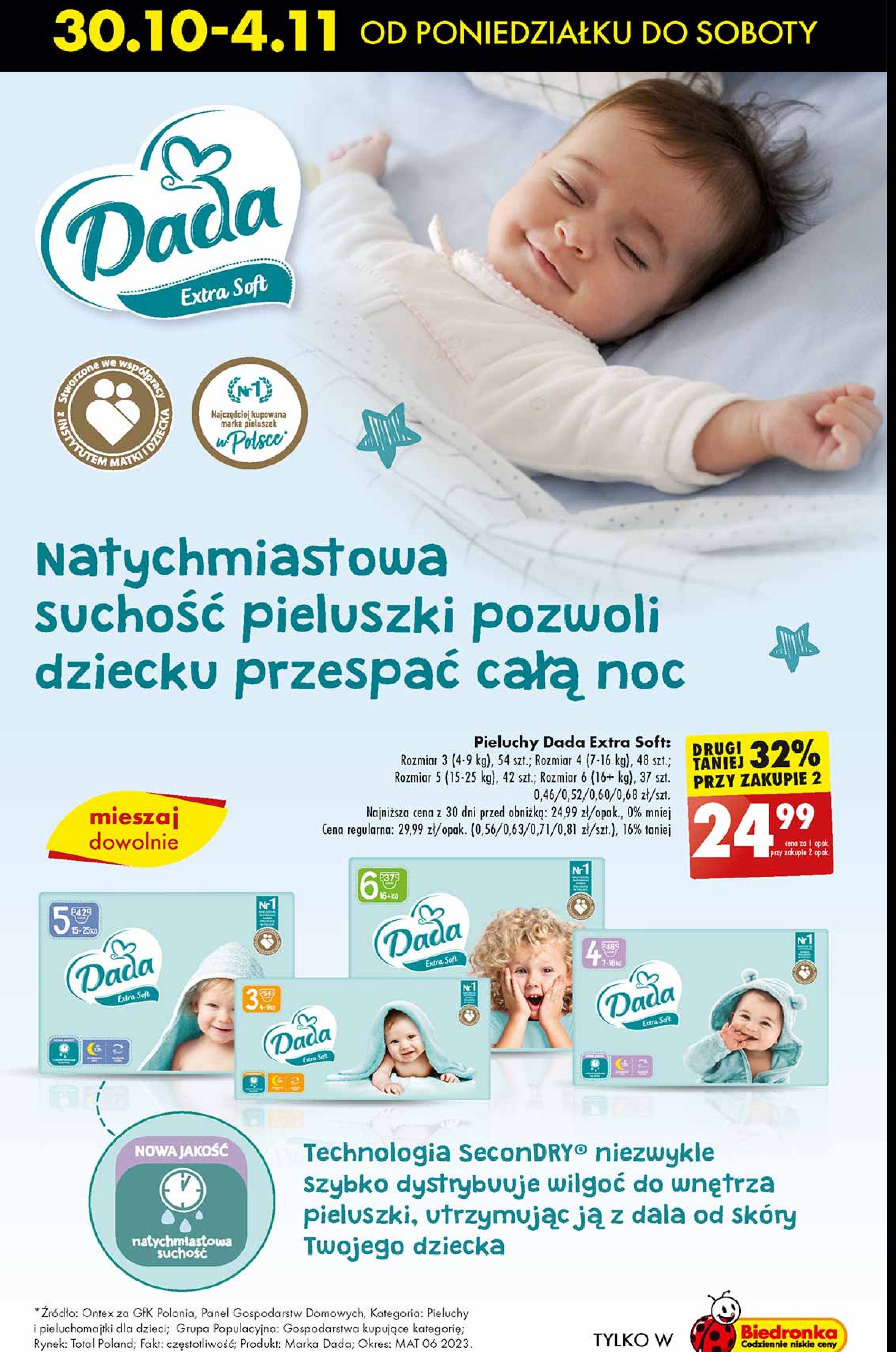 pieluchy pampers intermarche