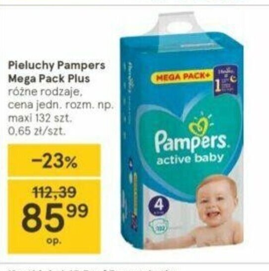 pieluchy pampers 4