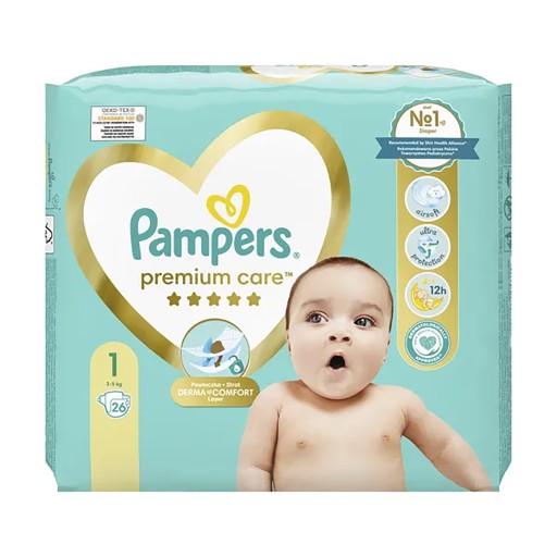 paczkę pieluszek pampers 1