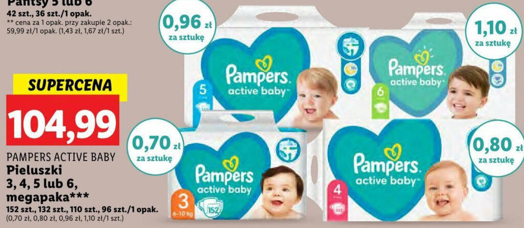 promocja pieluchomajtki pampers