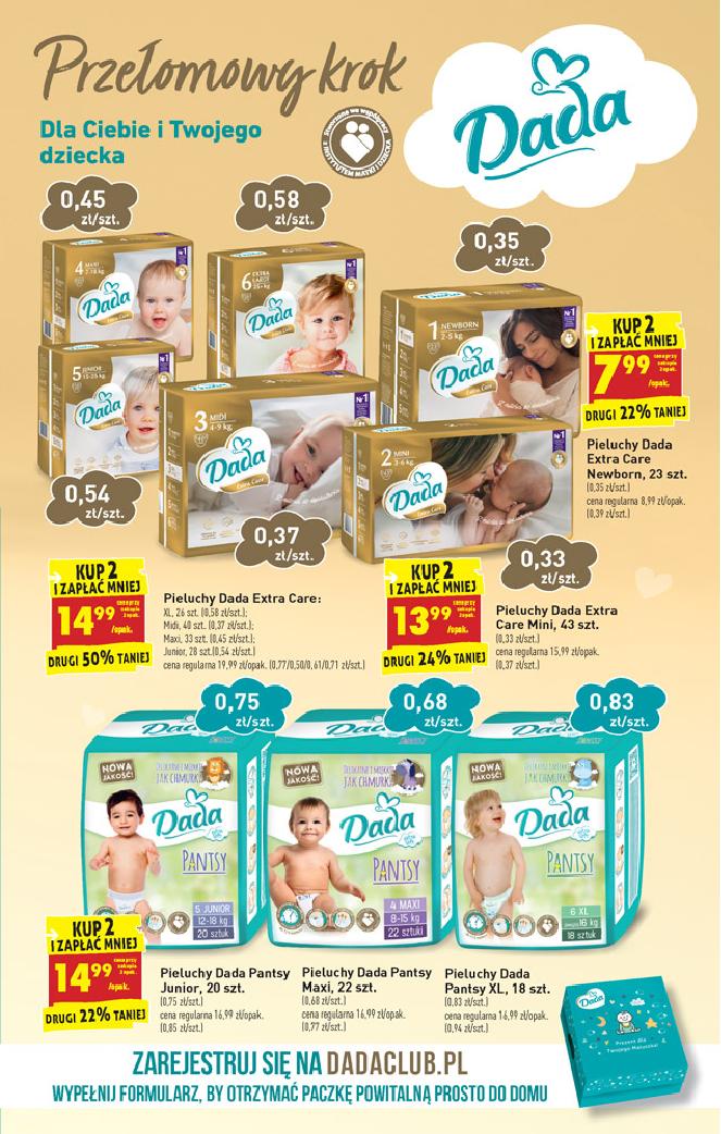 pieluchy pampers 1 ceny