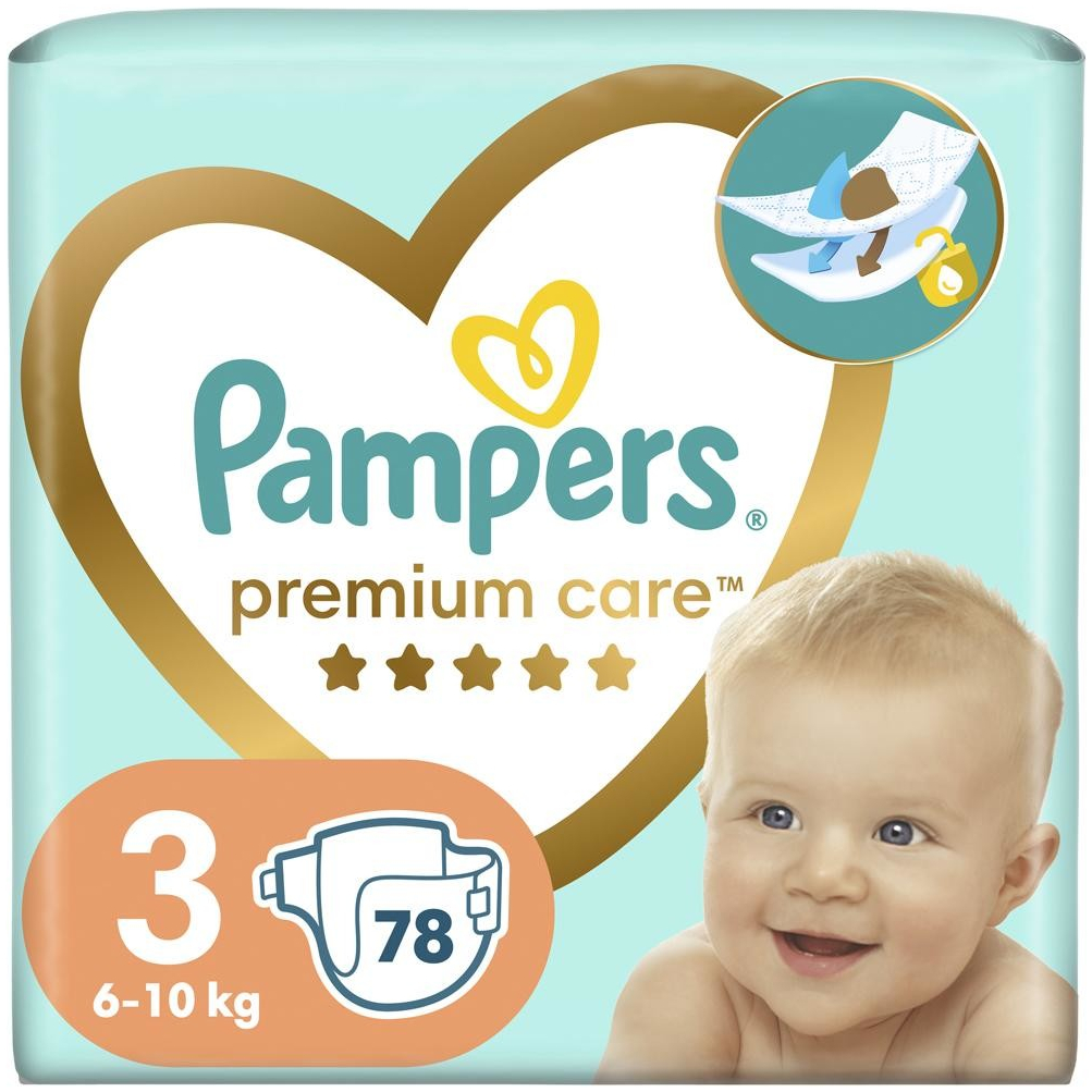 pampers premium care pieluchy 1 newborn 156szt