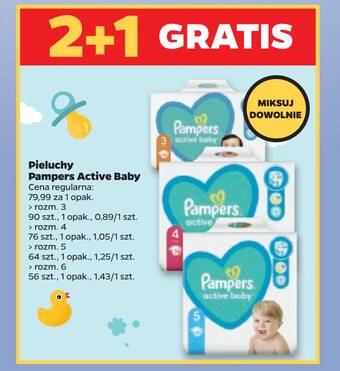 pampers new baby dry 2 72 szt