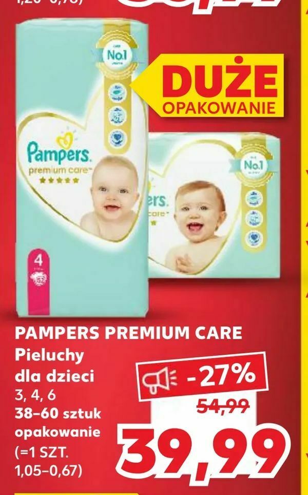 pampers premium care aqua chusteczki