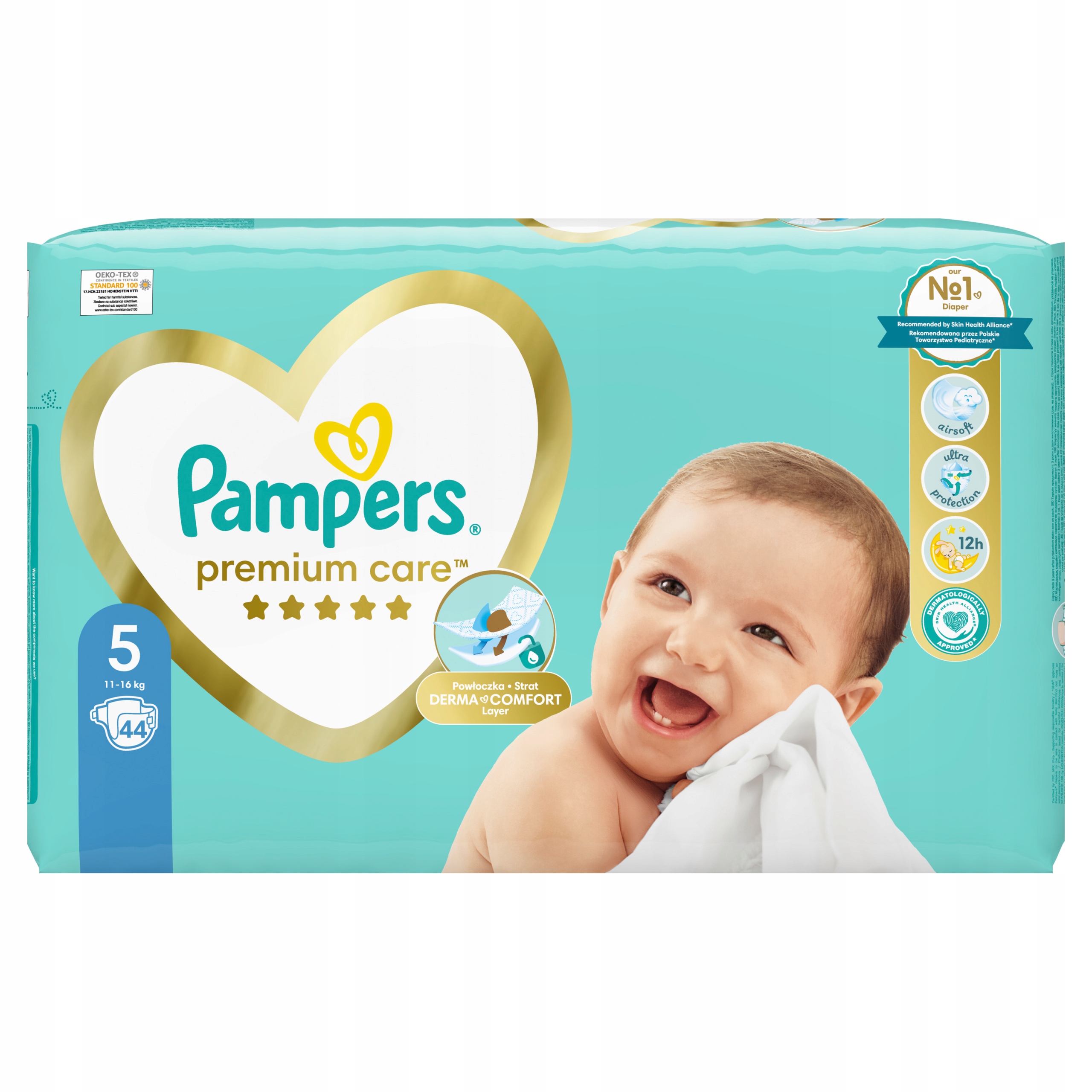 pieluchy pampers różowe i niebieskie