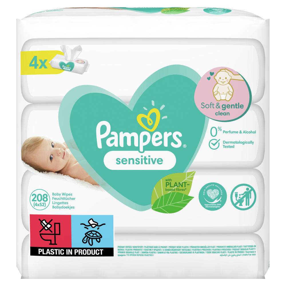 pampersy pampers zalozone na dziecko raczkujonce