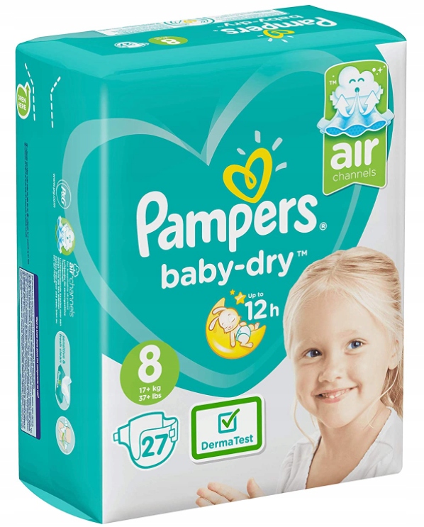 pampers premium 2 mini białe i zielone