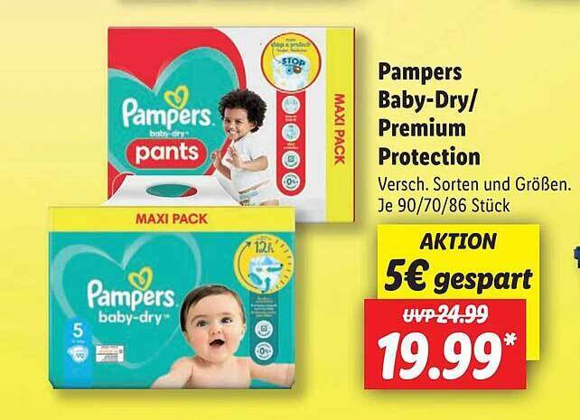 pampers 150 szt