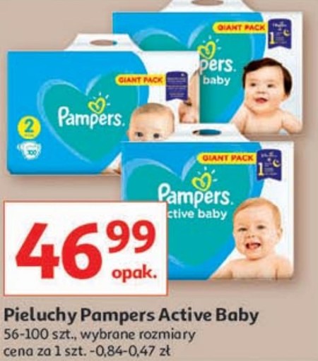 pampers 4 pomarańczowe