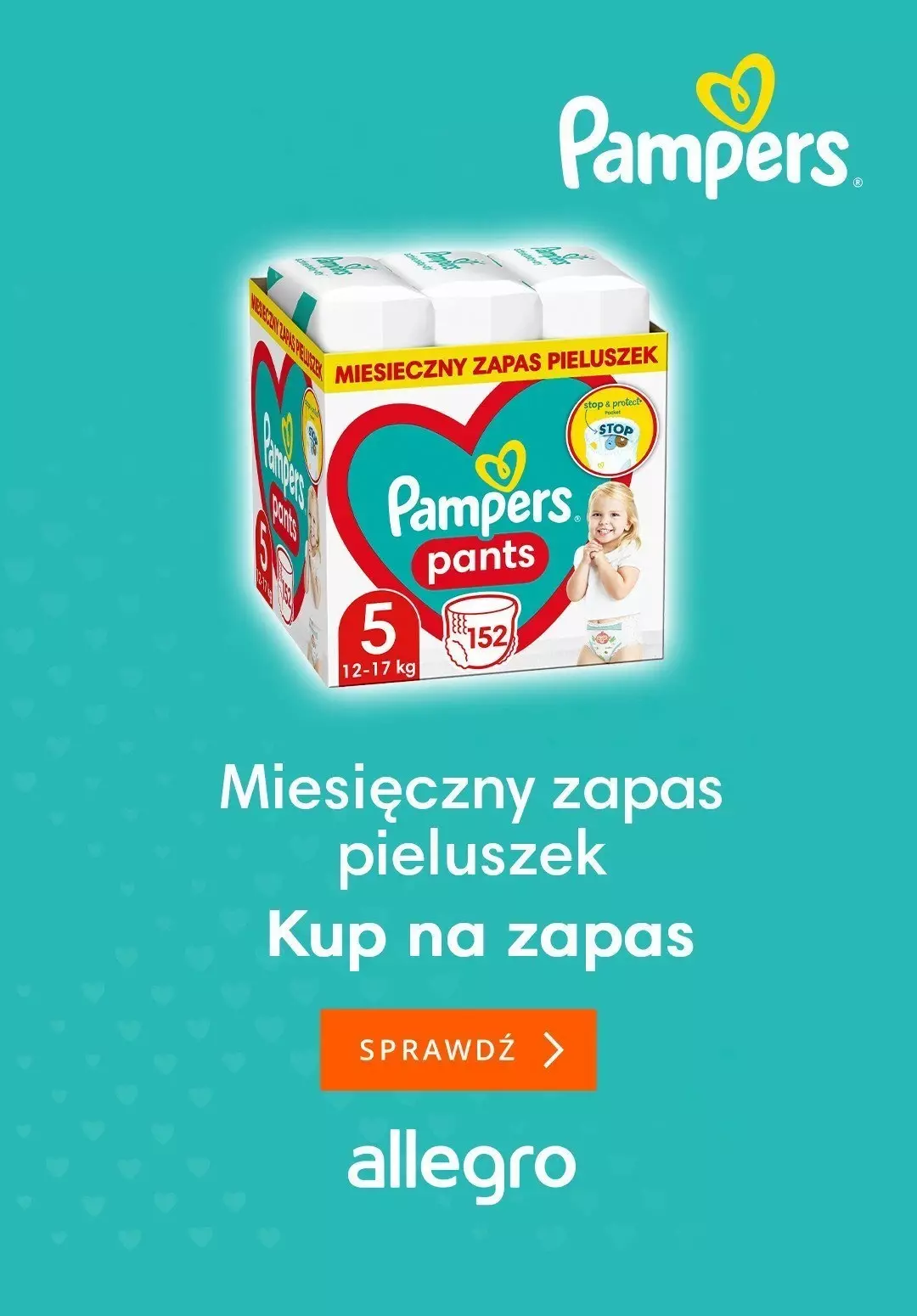 nowe pieluchy pampers dzień i noc