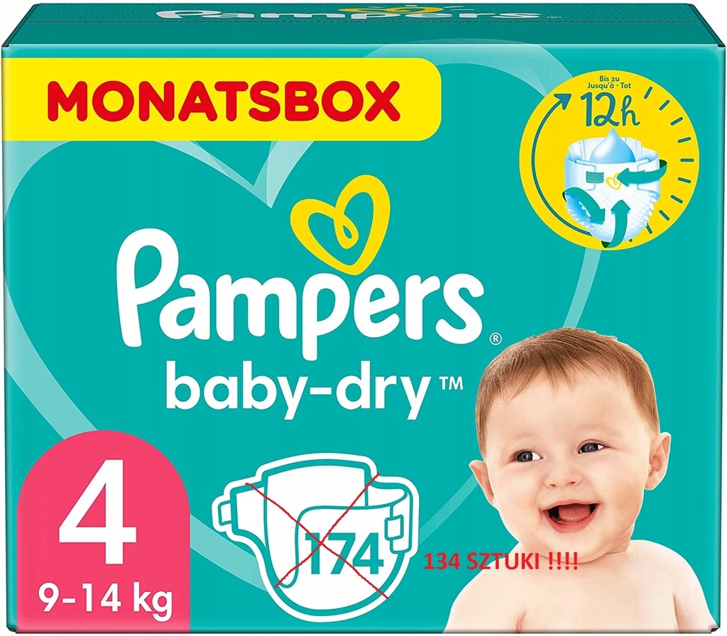 pampers mini 2 waga z opakowaniem