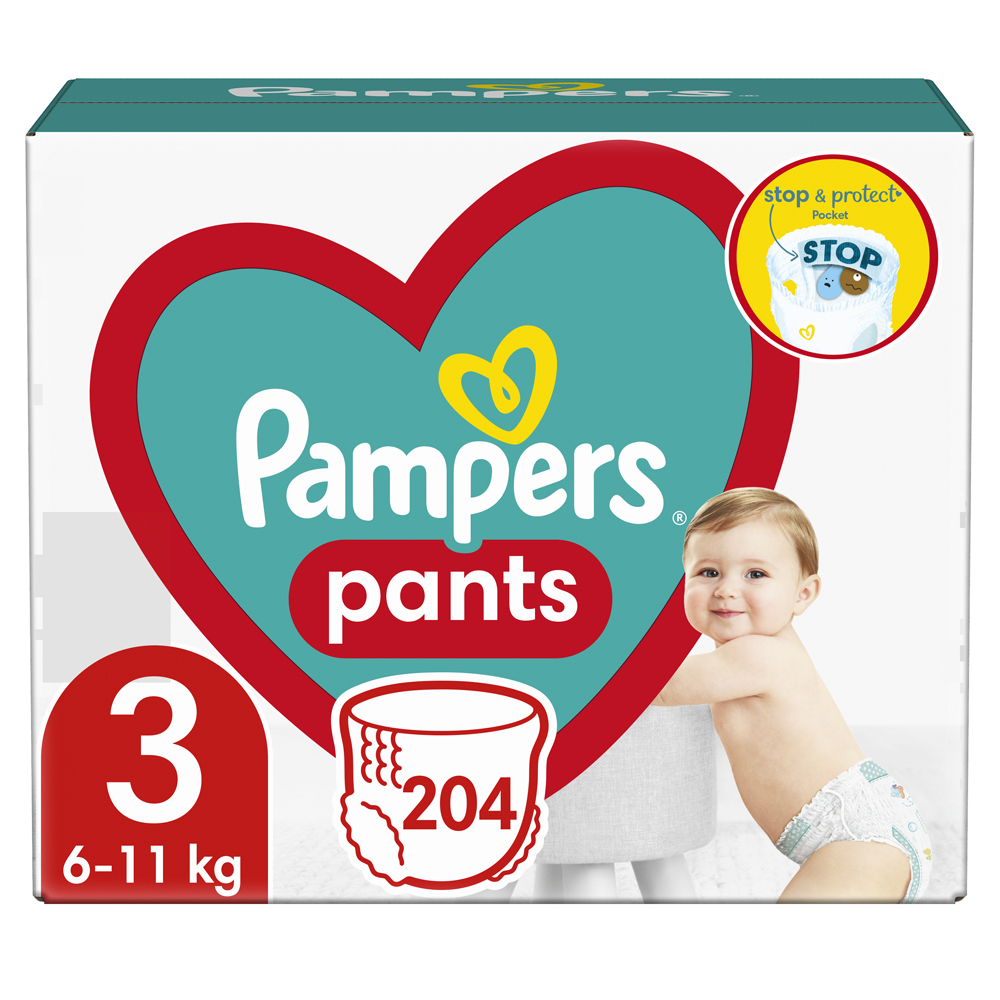 pampers niebieskie