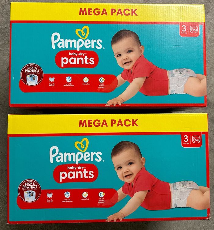 pieluchy pampers active baby 2x