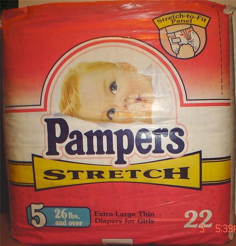 pampers 4 pomaranczowe