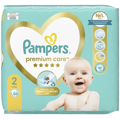 pampers new baby pieluchy rozmiar 1 newborn 2-5kg 43 sztuki