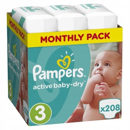 pieluchy pampers active baby 3 70 szt