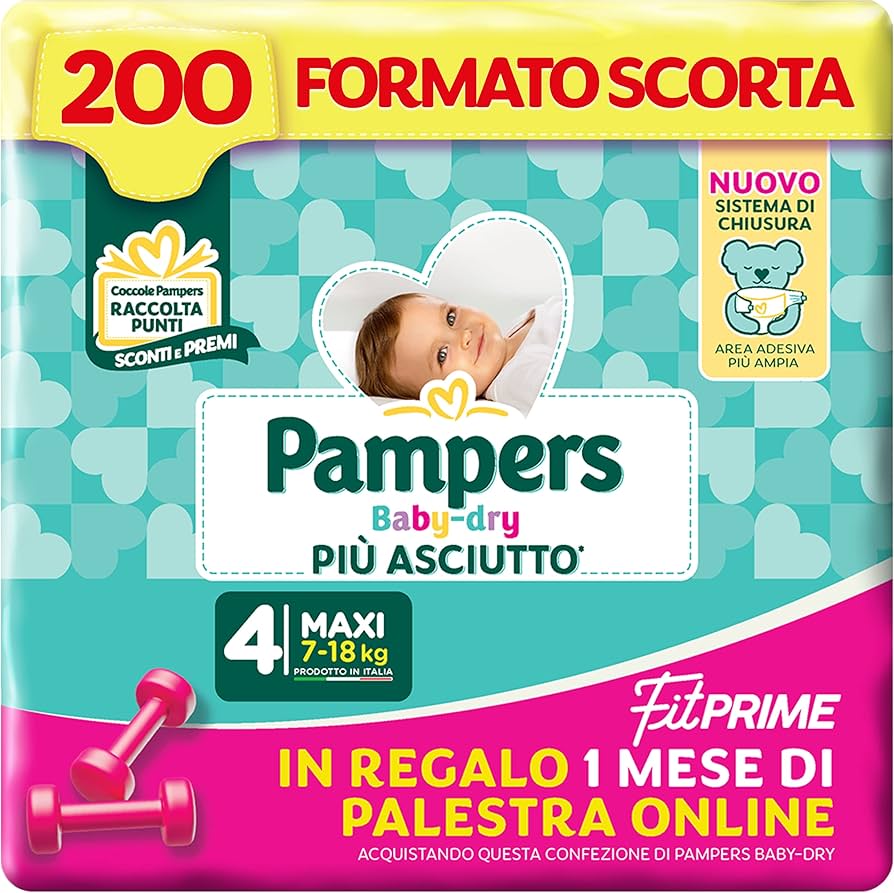 pampers pomaranczowe