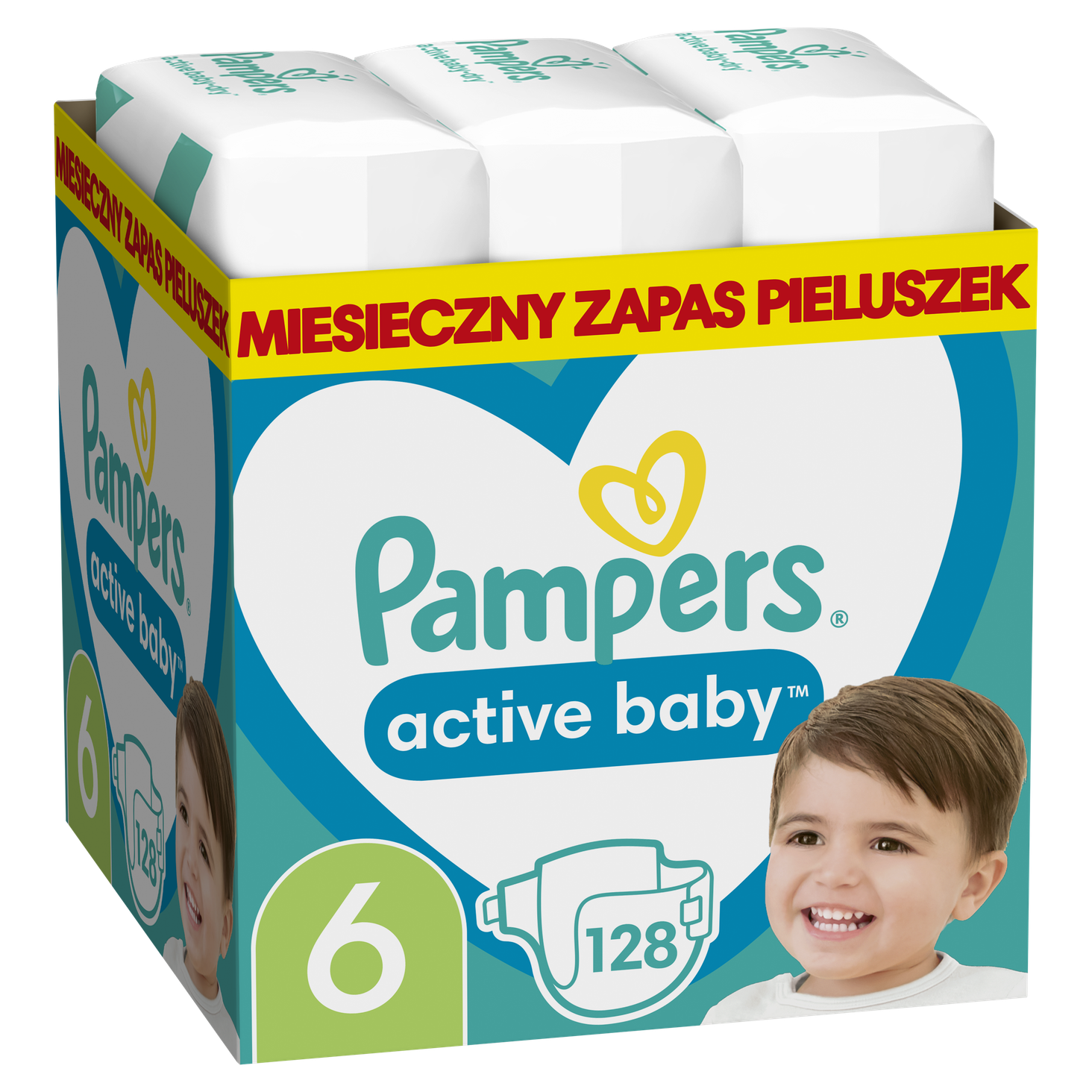 pampers box baby dry