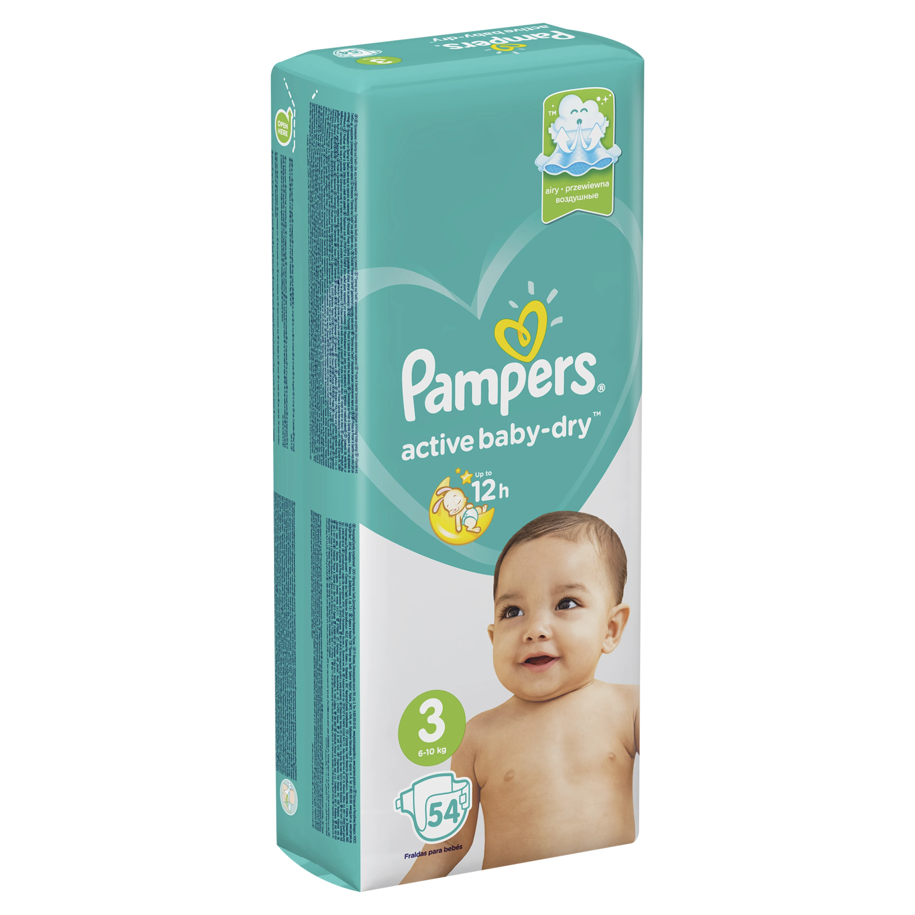 pampers baby dry 3 90 sztuk