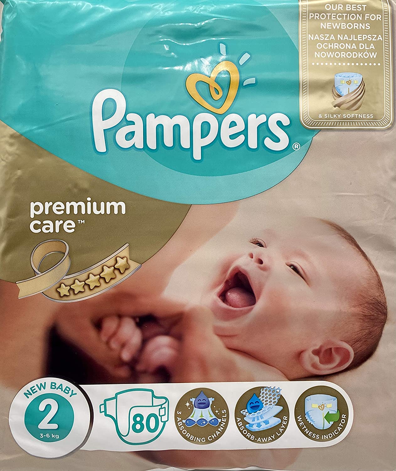 chusteczki pampers natural clean 12x64