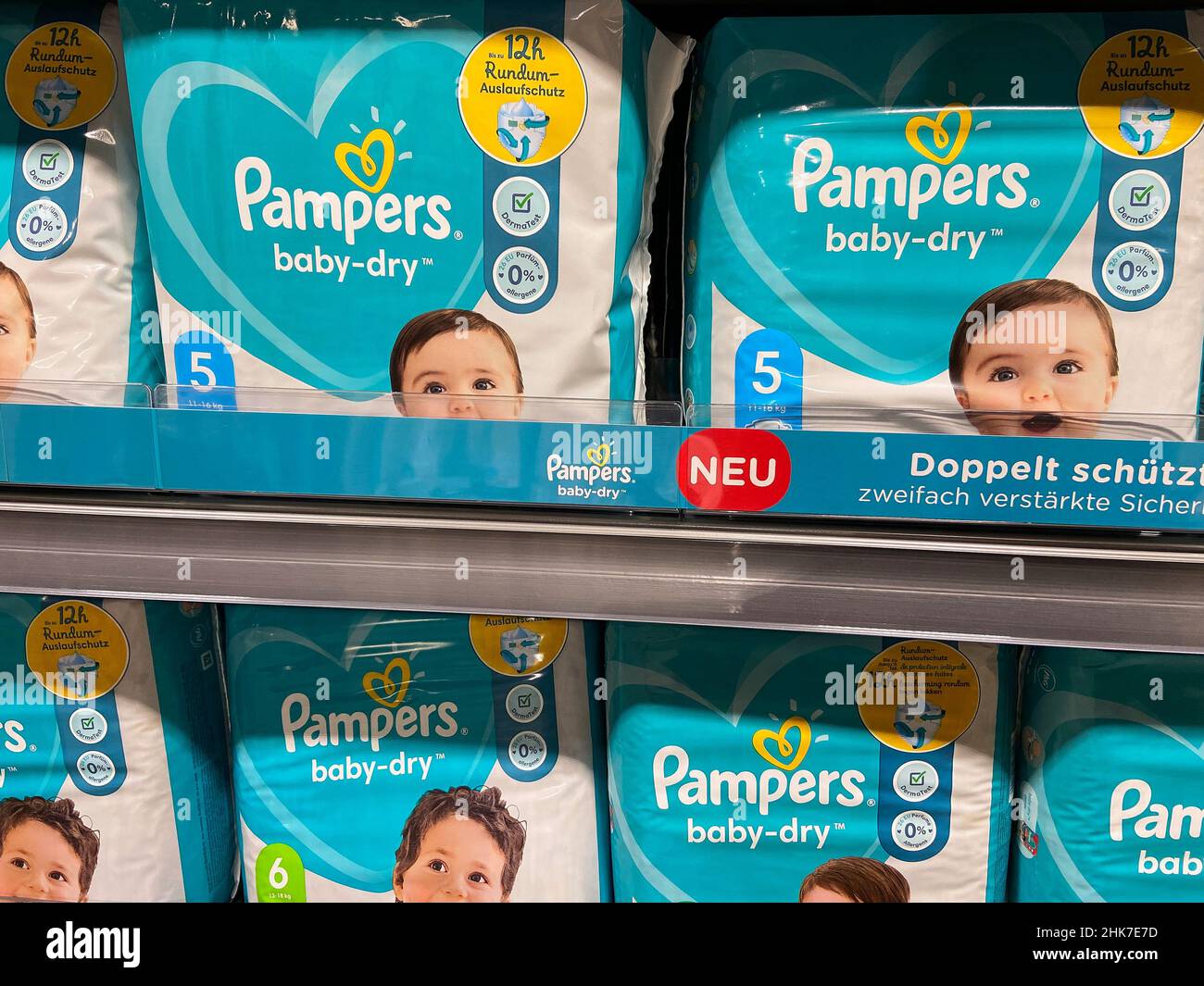 tesco pieluchy pampers care 1