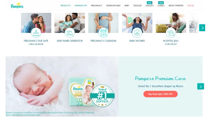 pampers z kupą