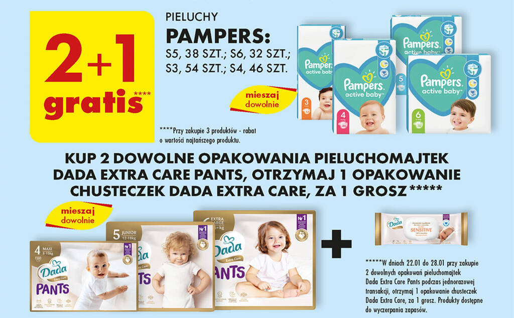 pampers premum kare piluchomajtki 5 piatki