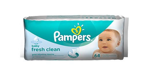 pampers chusteczki mokre 64 szt