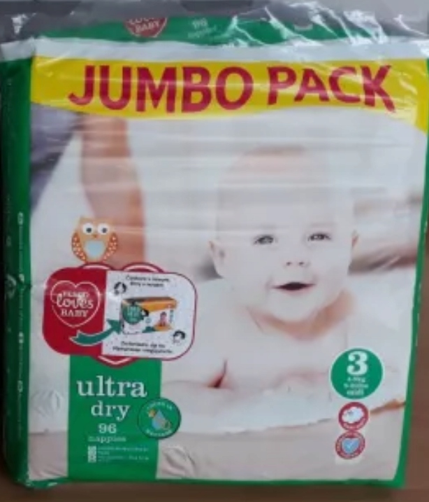 Japońskie pieluszki Whito S 4-8kg 12h 60szt