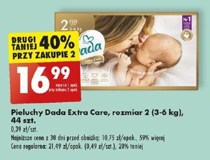 pampers new baby-dry 1 new born 2-5kg 43szt pieluszki jednorazo