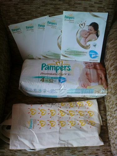 pampers care 2 male opakowanie