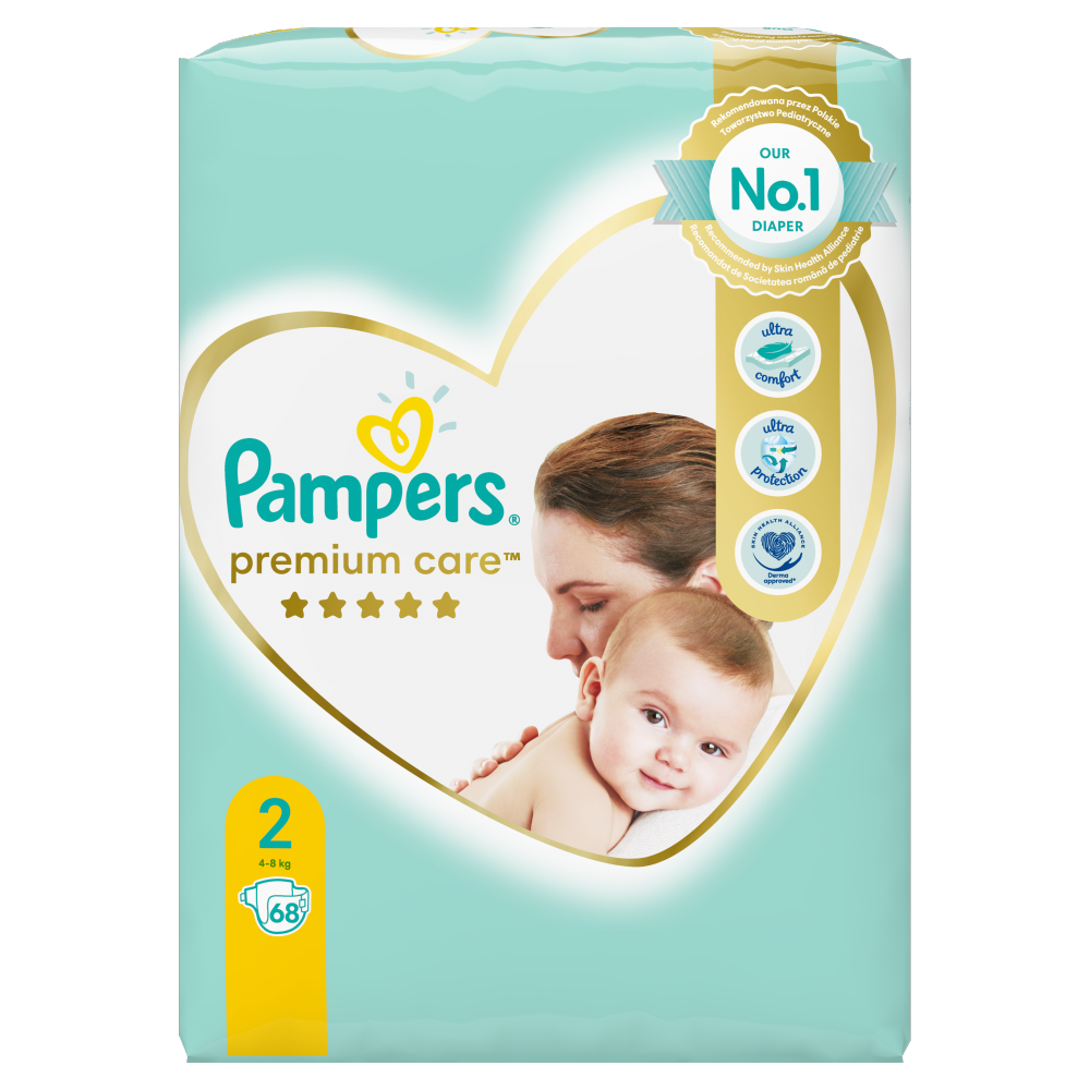 przedziały wagowe pieluch pampers