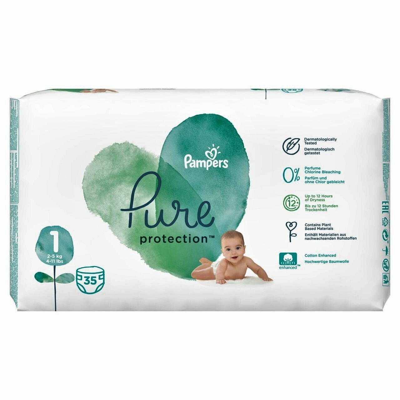 1 active baby premium care pampers