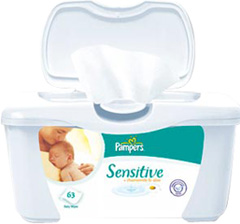 pampers sensitive 12x56