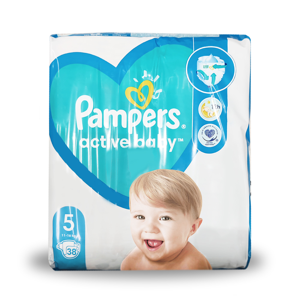 pampers active baby w srodku