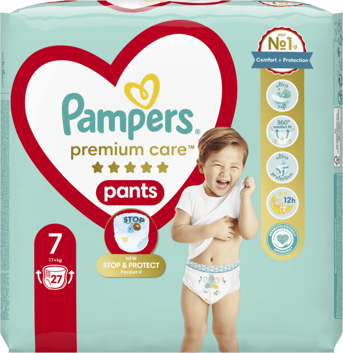 pieluchomajtki pampers 6 mała paczka