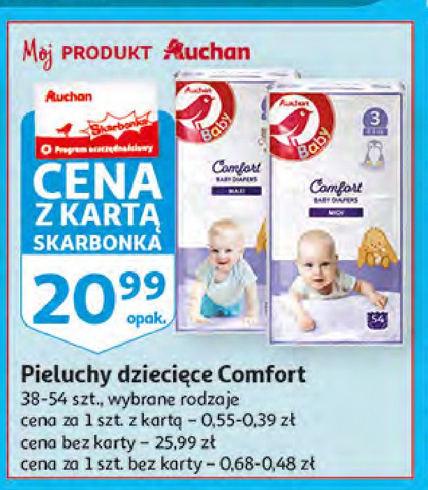 pieluszki jednorazowe baby confort+