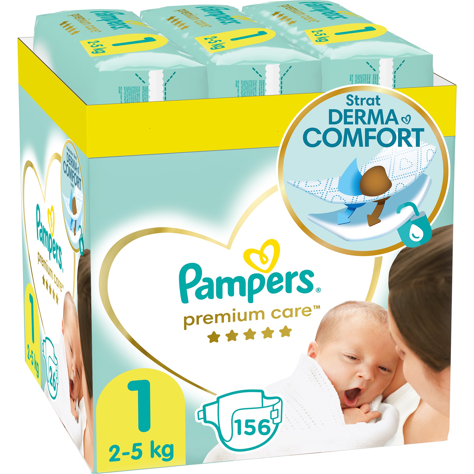 pampers premium care pieluchy 1 new baby