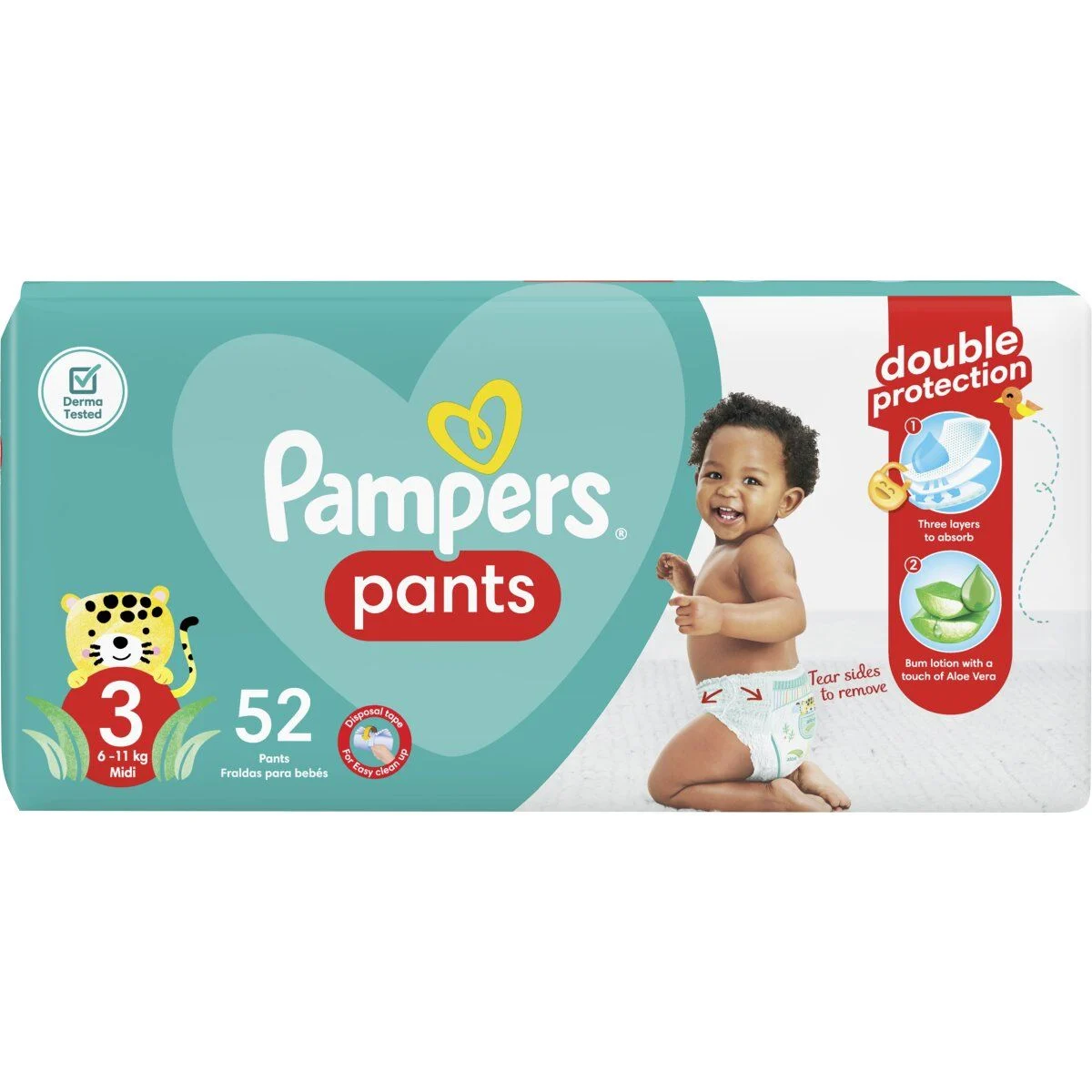 pieluchomajtki pampers pants 4 mega pack