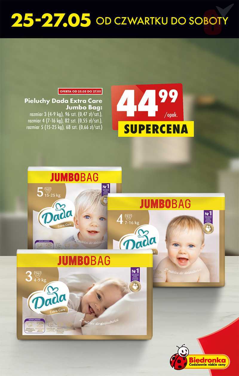 biedronka pieluchy promocja