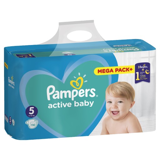 pampers active baby 4+ waga