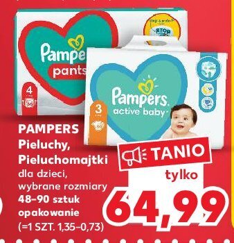 doz pampers na rozstepy