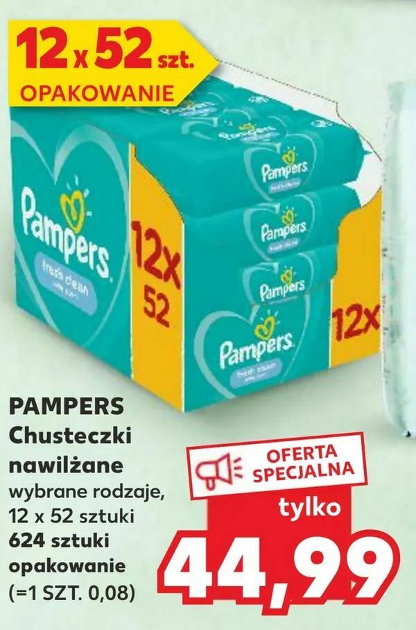 pieluchy pampers premium care 43